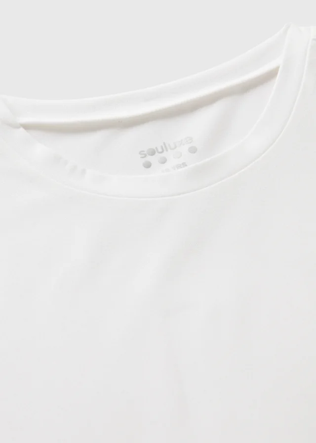 Souluxe Girls White Soft Touch T-Shirt (7-15yrs)