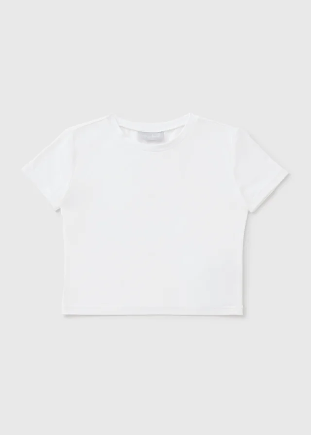 Souluxe Girls White Soft Touch T-Shirt (7-15yrs)