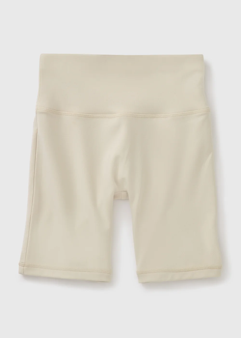 Girls Cream Soft Touch Cycle Shorts (7-15yrs) - Age 10 Years Image 1