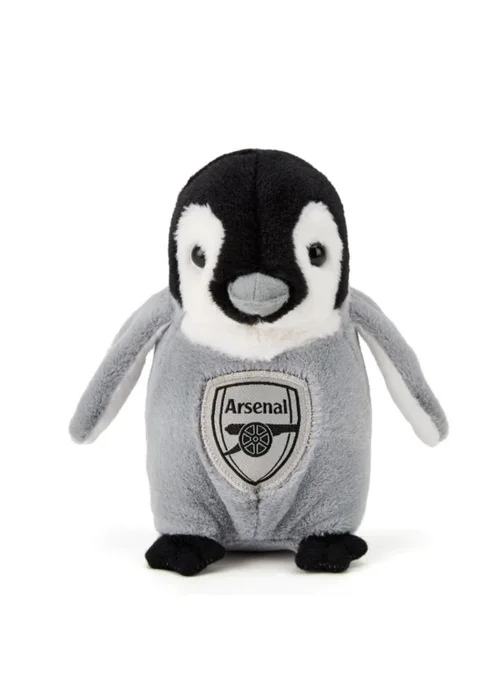 Arsenal FC Grey Penguin Soft Toy - One Size Image 1