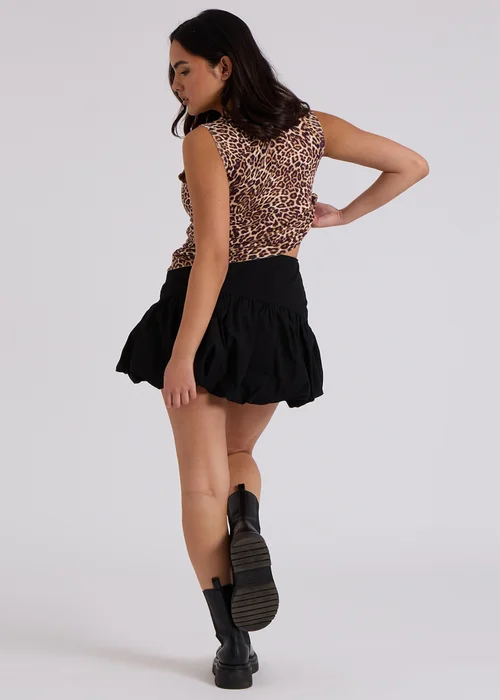 Urban Bliss Black Balloon Mini Skirt - 10 Image 3