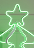 ValueLights Noble Green Neon Style LED Lit Christmas Tree (50cm x 23cm x 23cm) - One Size Image 3