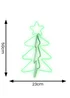 ValueLights Noble Green Neon Style LED Lit Christmas Tree (50cm x 23cm x 23cm) - One Size Image 6
