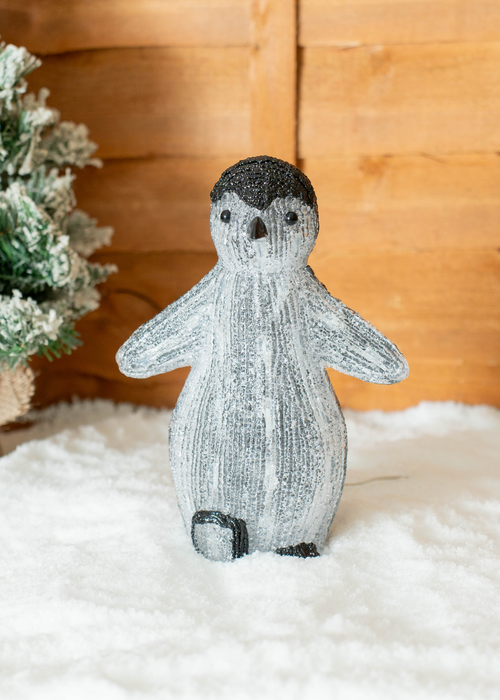 ValueLights Poppy Penguin LED Christmas Decoration (30cm x 12.5cm x 21cm) - One Size Image 2