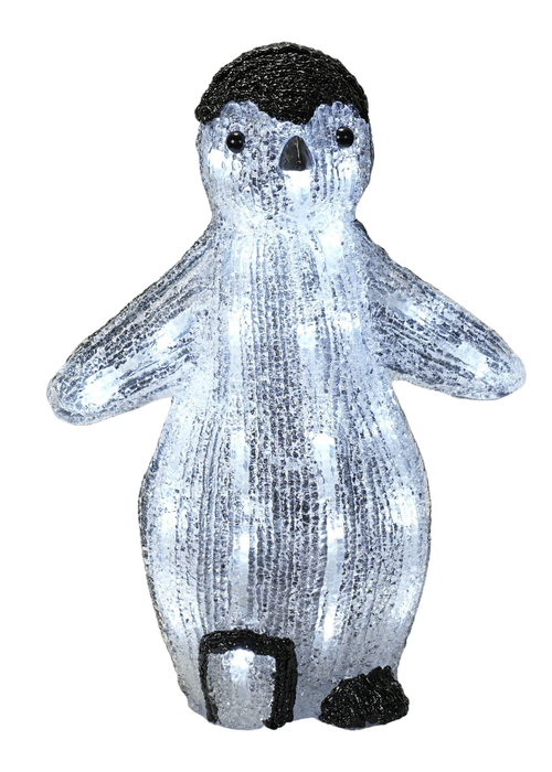 ValueLights Poppy Penguin LED Christmas Decoration (30cm x 12.5cm x 21cm) - One Size Image 3