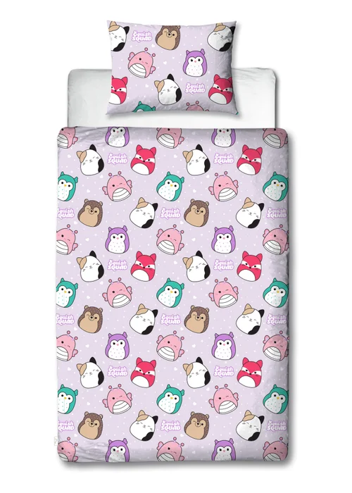 Squishmallow Bright Reversible Duvet Cover Set - Single Image 2