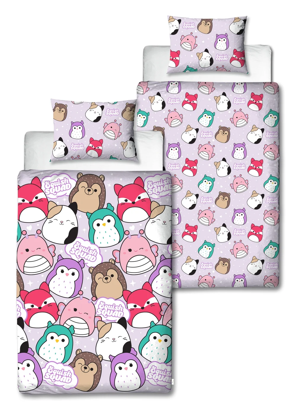 Squishmallow Bright Reversible Duvet Cover Set - Single Image 3