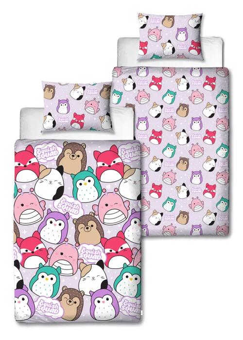 Squishmallow Bright Reversible Duvet Cover Set - Single Image 3