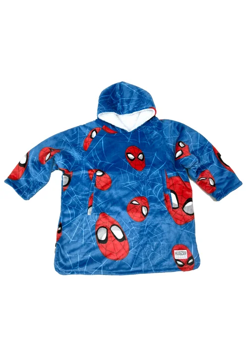 Spiderman Heads Up Wearable Hooded Fleece - Small Image 5