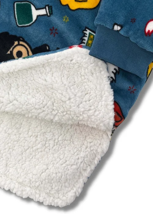 Harry Potter Hooded Sherpa Lined Fleece with Cushion Cover - Medium Image 4