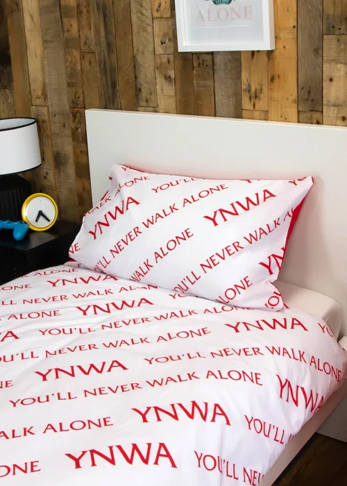 Liverpool Tone Reversible Duvet Cover Set - Single Image 3