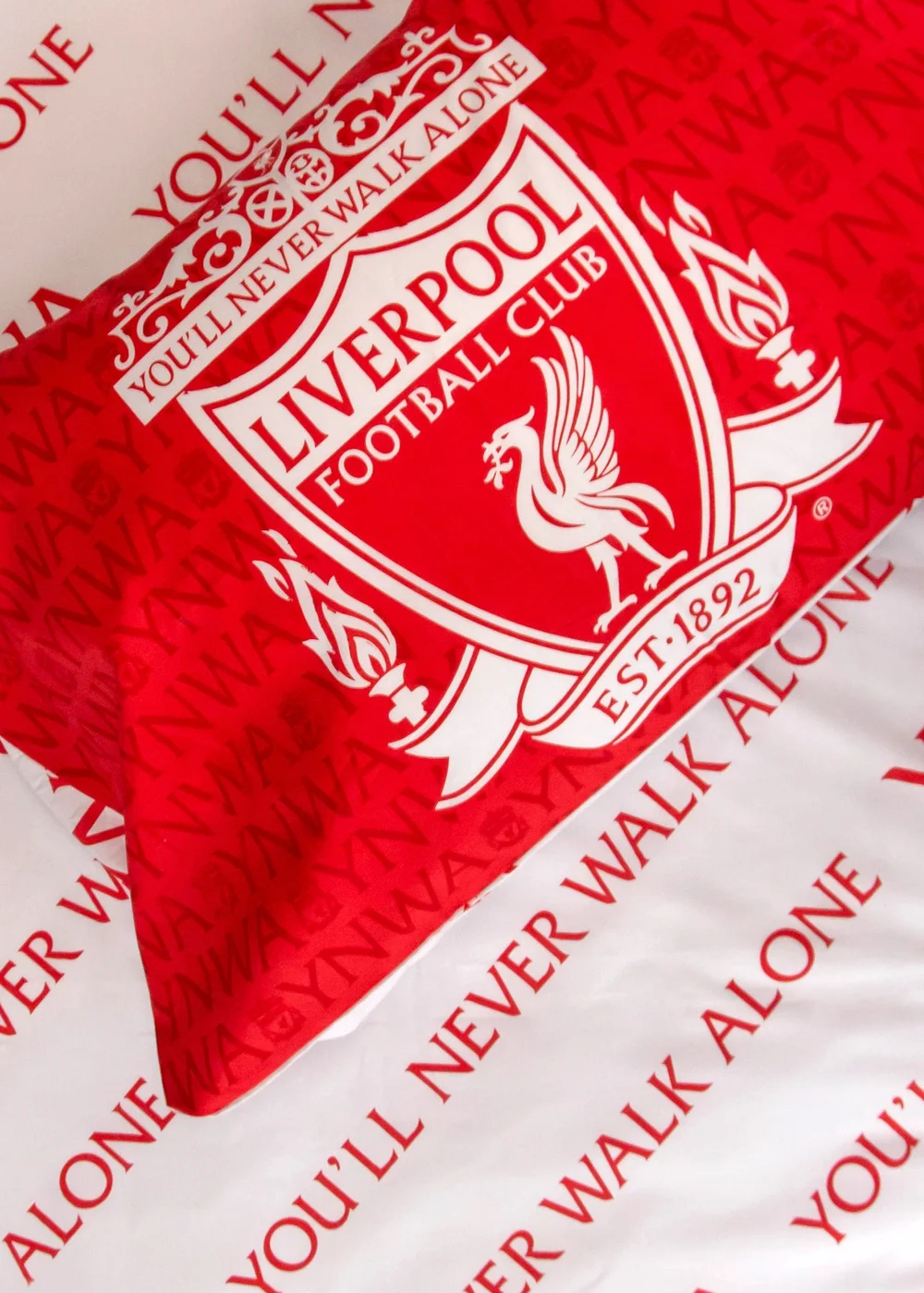 Liverpool Tone Reversible Duvet Cover Set - Single Image 4