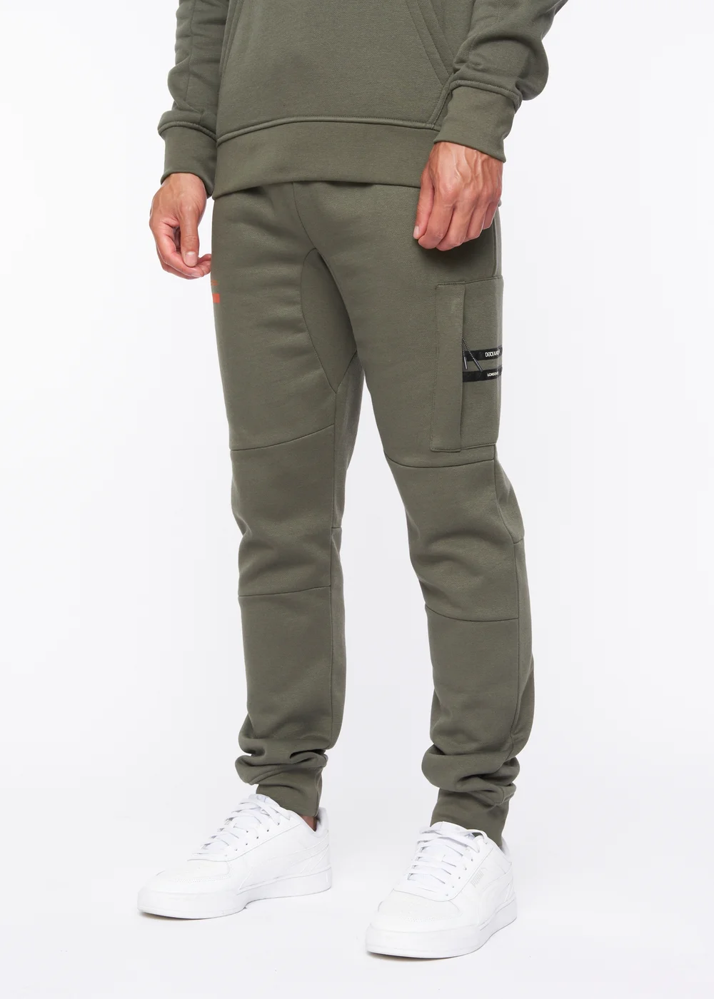 Duck & Cover Dark Olive Heningys Joggers - XL Image 2