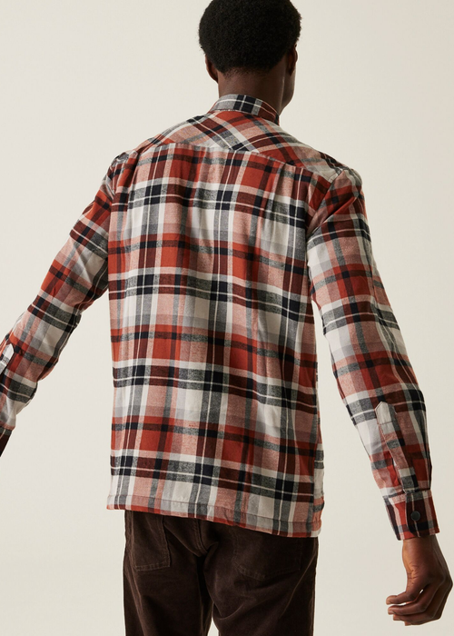 Regatta Burnt Henna Check Thamos Shirt - M Image 2