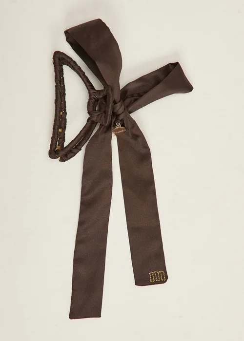 Madein Chocolate Aurora Ribbon Claw Clip - One Size Image 3