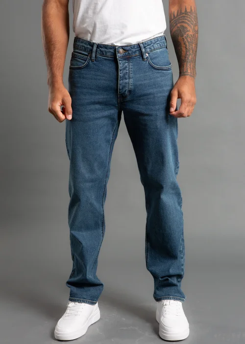 French Connection Blue Cotton Regular Fit Stretch Jeans - 28/L32 Image 1