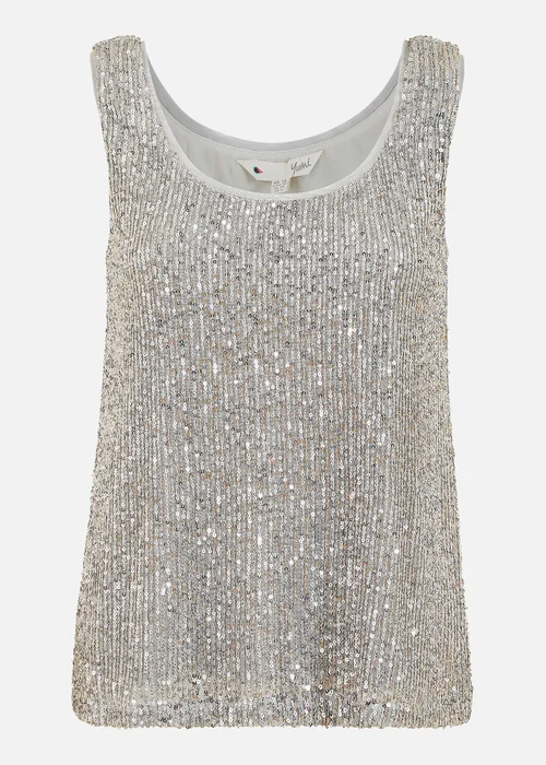 Yumi Silver Sequin Vest - 8 Image 2