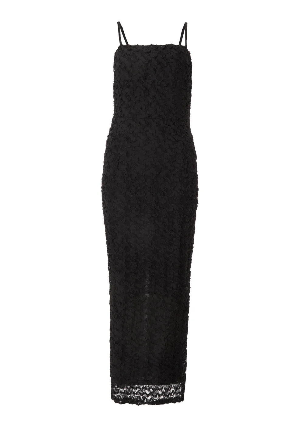 Quiz Black Floral Midaxi Dress - 6 Image 4