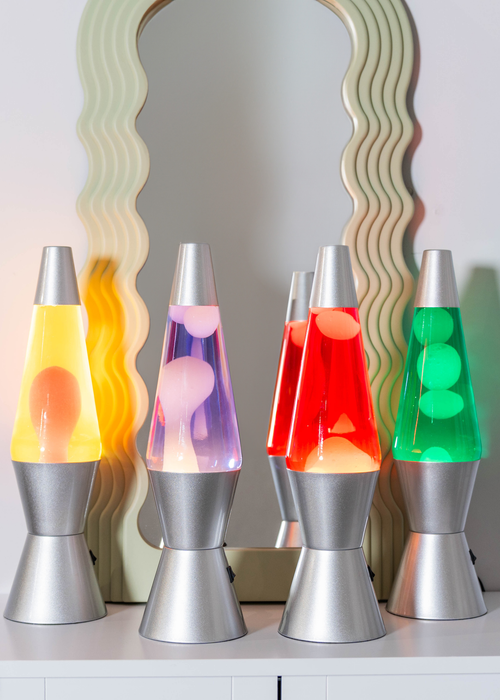 ValueLights Razzo LED Purple and White Lava Lamp (37.5cm x 10.5cm x 10.5cm) - One Size Image 4
