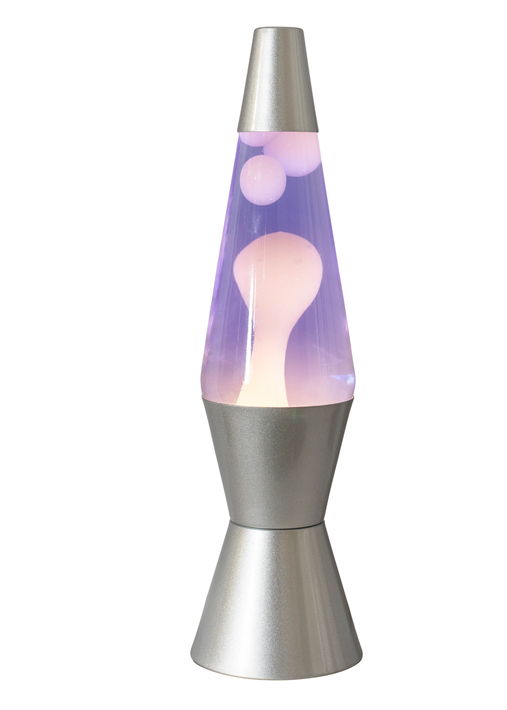 ValueLights Razzo LED Purple and White Lava Lamp (37.5cm x 10.5cm x 10.5cm) - One Size Image 3