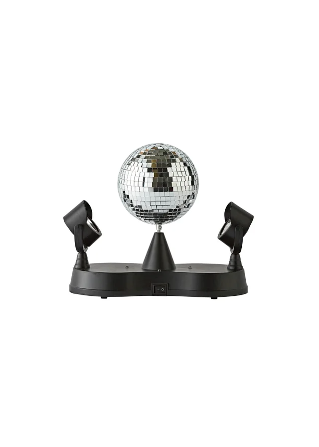 ValueLights Dolly Disco Ball Rotating RGB LED SpotLight Table Lamp (23.5cm x 15cm x 27cm)