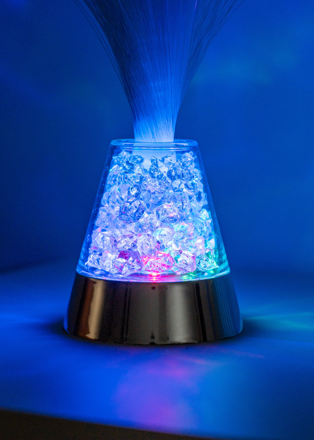 ValueLights Fibre Optic Colour Changing LED Table Lamp Battery Operated (33cm x 8cm x 8cm) - One Size Image 3