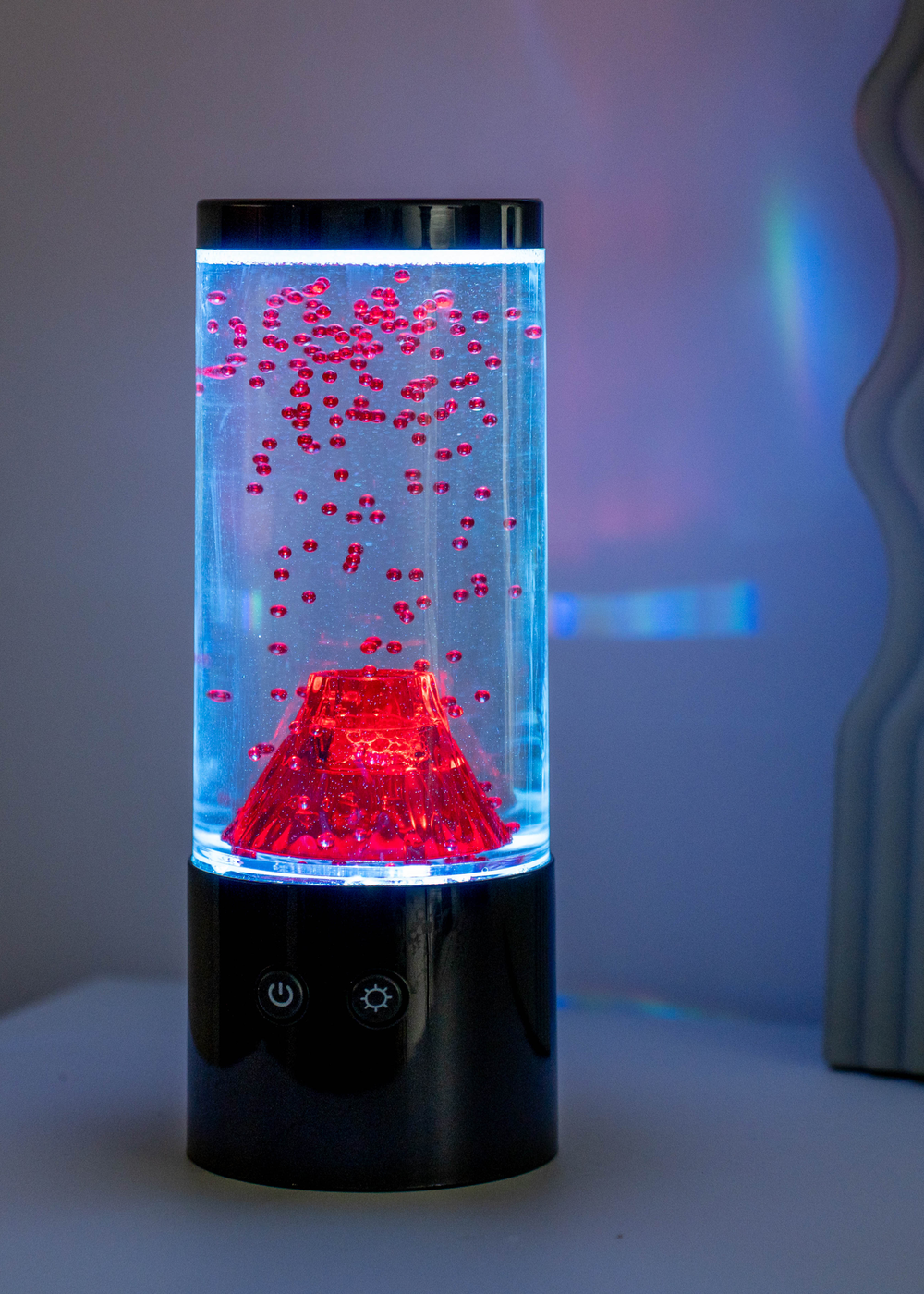 ValueLights Villy Volcano Colour Changing LED Table Lamp (23cm x 9cm x 9cm) - One Size Image 2