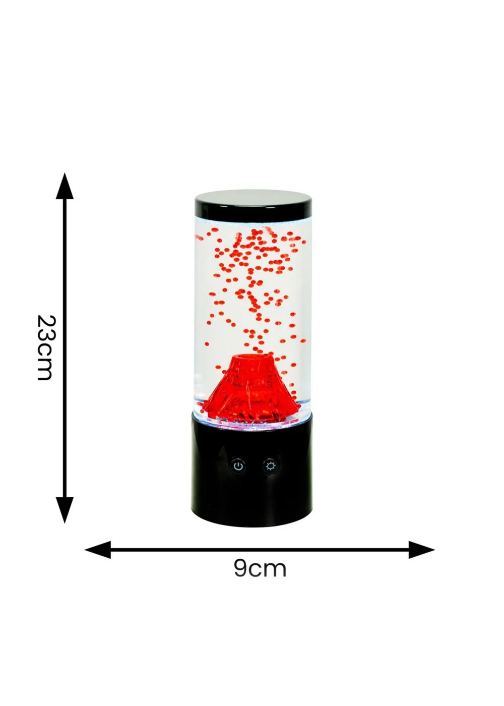 ValueLights Villy Volcano Colour Changing LED Table Lamp (23cm x 9cm x 9cm) - One Size Image 6