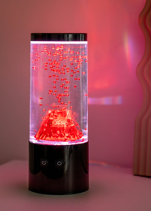 ValueLights Villy Volcano Colour Changing LED Table Lamp (23cm x 9cm x 9cm) - One Size Image 1