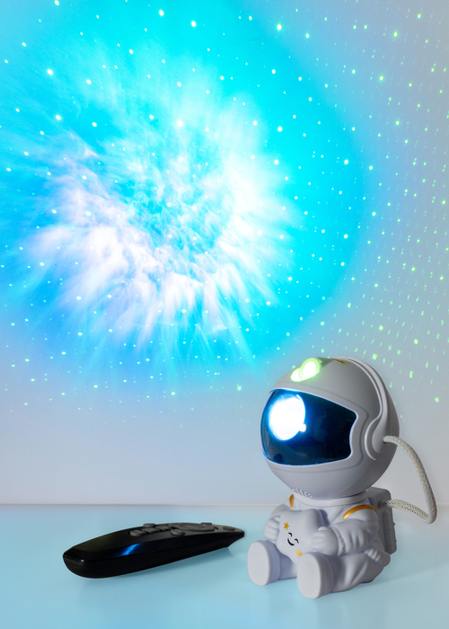 ValueLights Nebula Astronaut Spaceman Projector Night Light with Remote Control (12.5cm x 8.5cm x 7.6cm) - One Size Image 1