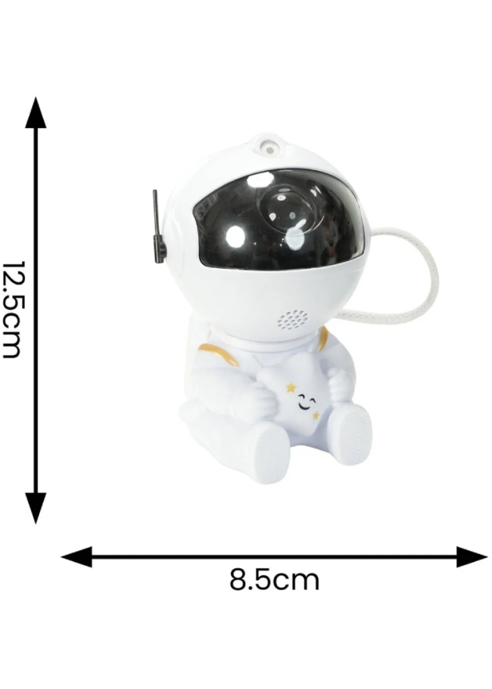 ValueLights Nebula Astronaut Spaceman Projector Night Light with Remote Control (12.5cm x 8.5cm x 7.6cm) - One Size Image 6