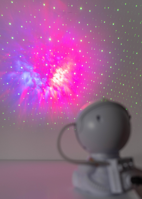 ValueLights Nebula Astronaut Spaceman Projector Night Light with Remote Control (12.5cm x 8.5cm x 7.6cm) - One Size Image 3