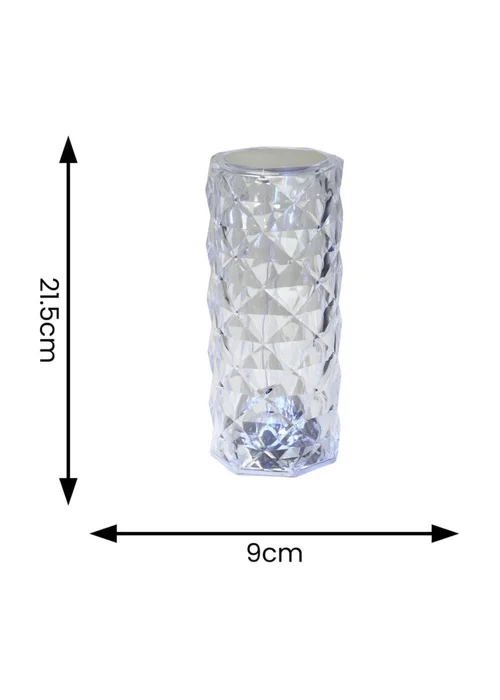 ValueLights Remote Control Colour Changing LED Crystal Style Touch Light (21.5cm x 9cm x 9cm) - One Size Image 6