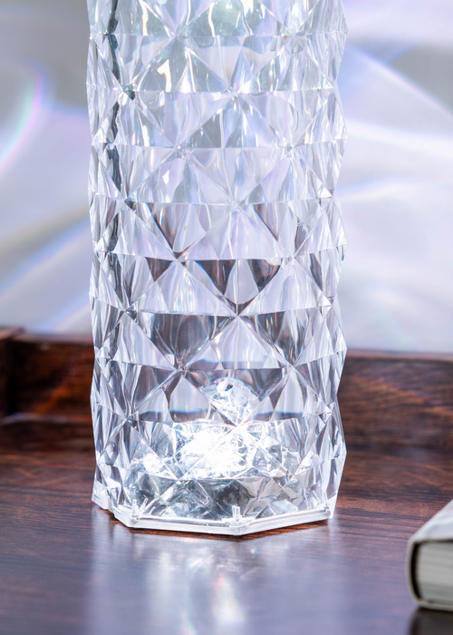 ValueLights Remote Control Colour Changing LED Crystal Style Touch Light (21.5cm x 9cm x 9cm) - One Size Image 5
