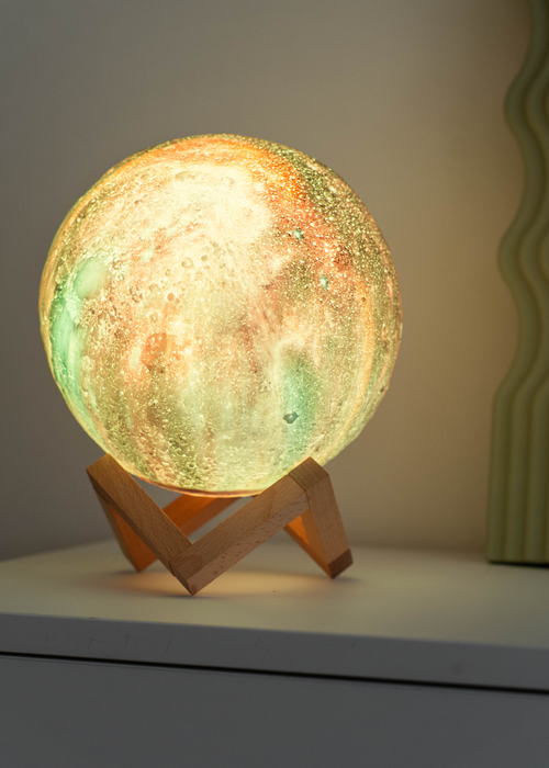 ValueLights Neptune Remote Control Colour Changing LED Planet Lamp (22cm x 18cm x 18cm) - One Size Image 4
