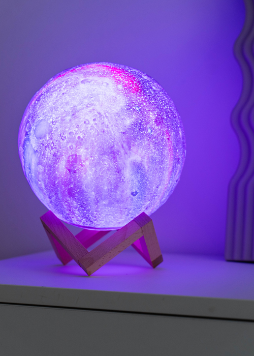 ValueLights Neptune Remote Control Colour Changing LED Planet Lamp (22cm x 18cm x 18cm) - One Size Image 2