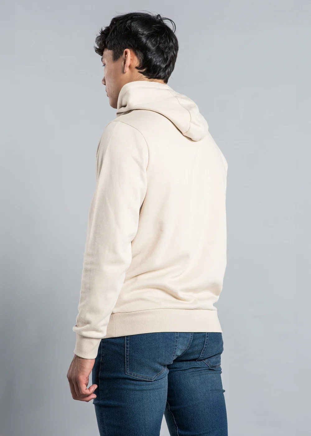 Tokyo Laundry Stone Raised Rubber Print Hoody with Drawcord - S Image 2