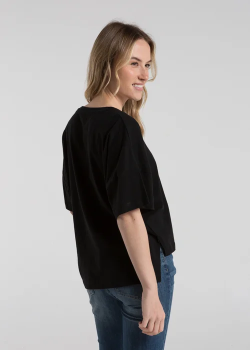 French Connection Black 2-Pack Cotton Printed Short Sleeve T-Shirts - Extra small Image 3