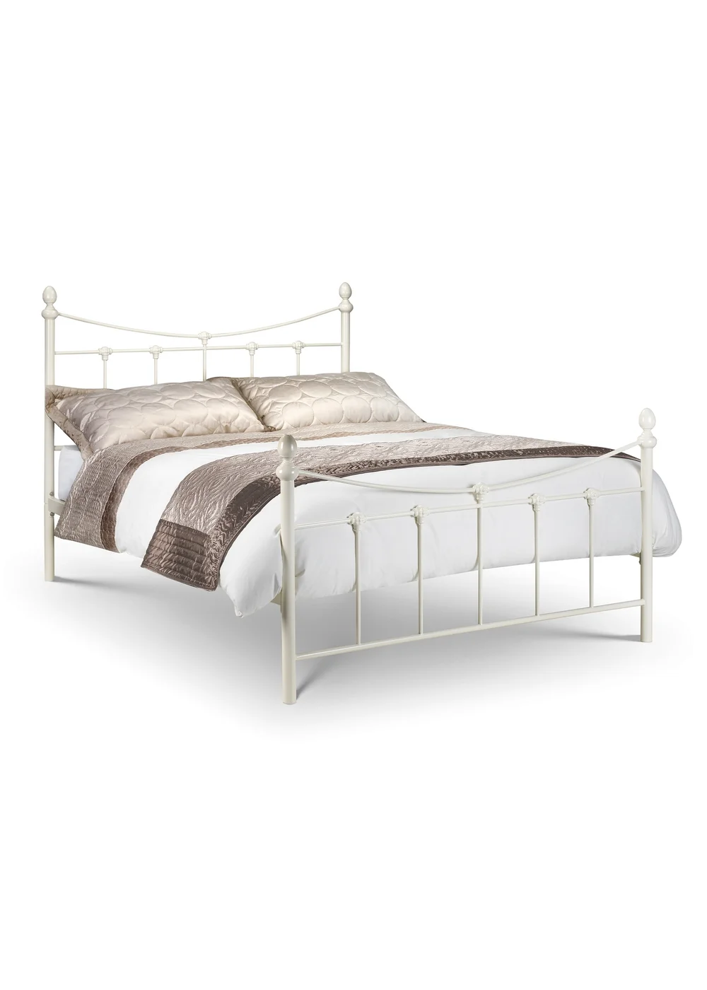 Julian Bowen Stone White Rebecca Bed - Single Image 2