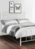 Julian Bowen Stone White Rebecca Bed - Single Image 1