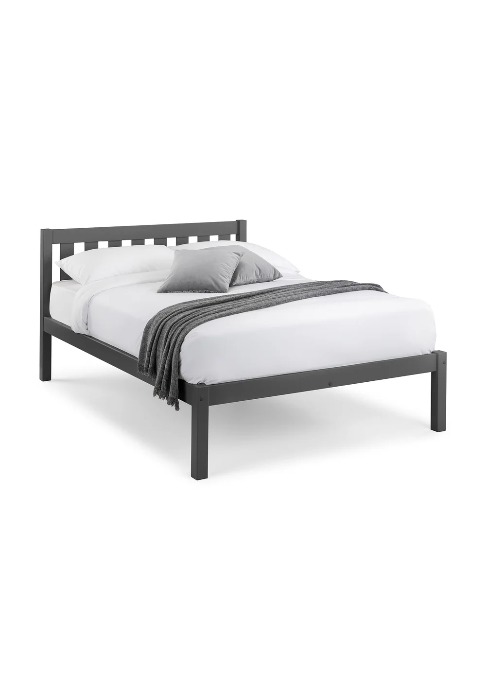 Julian Bowen Anthracite Luna Bed - Single Image 3