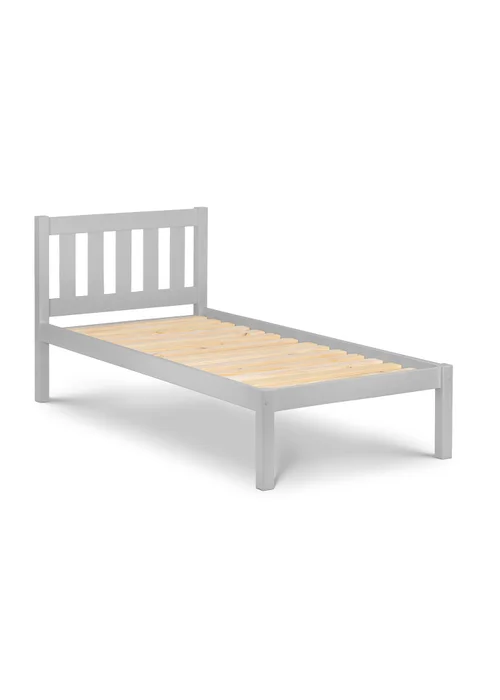 Julian Bowen Dove Grey Luna Bed - Single Image 5