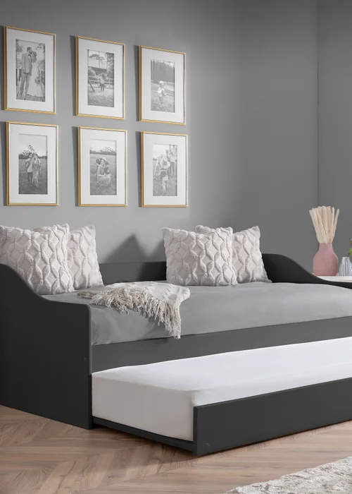 Julian Bowen Anthracite Elba Daybed - Single Image 2