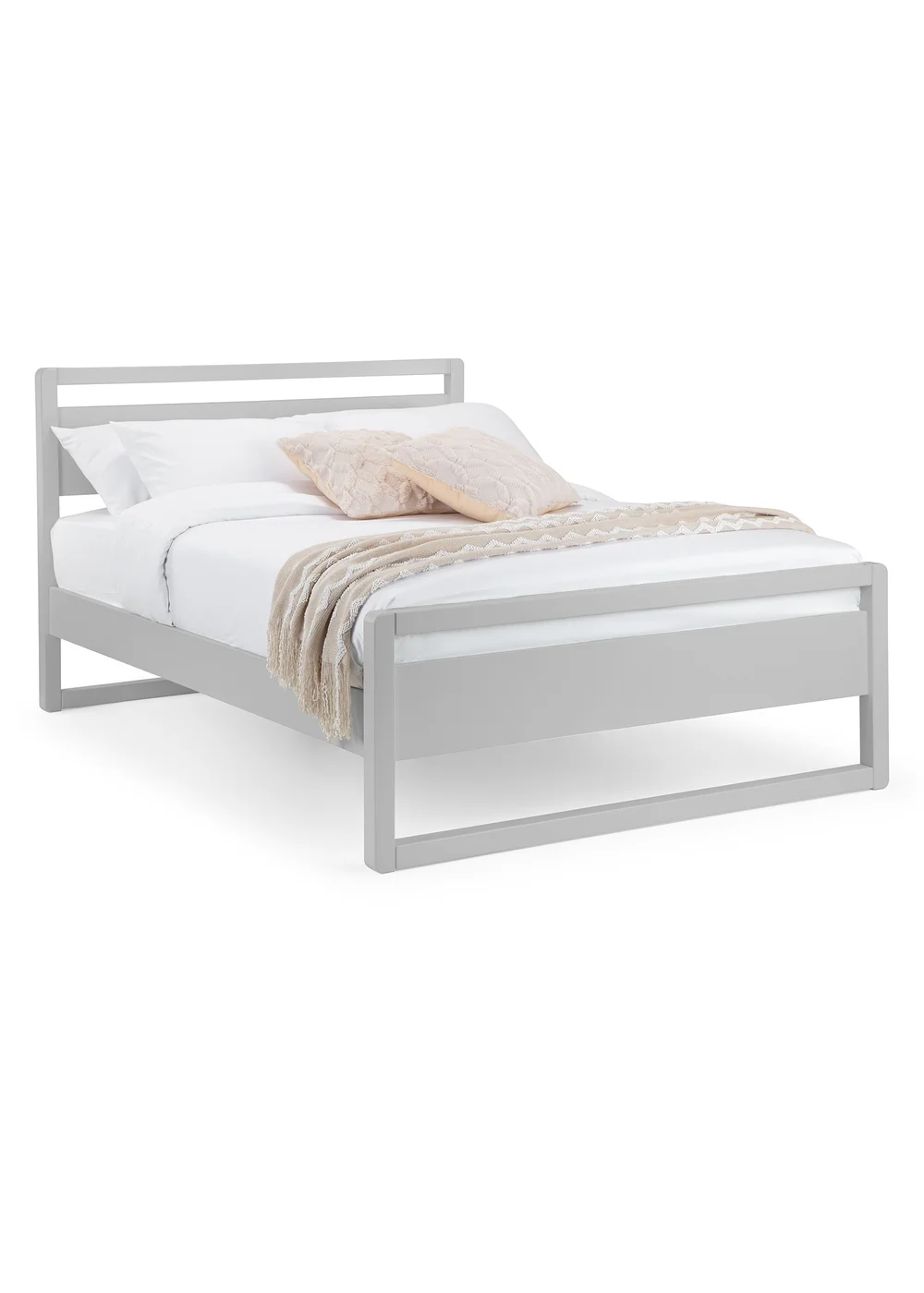 Julian Bowen Dove Grey Venice Bed - Double Image 3