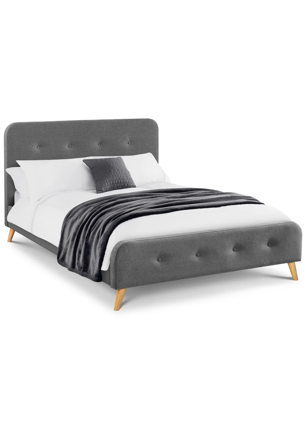 Julian Bowen Grey Astrid Bed - King Image 2