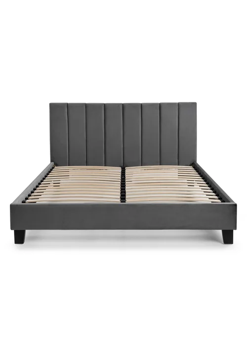 Julian Bowen Grey Rosa Bed - Double Image 2