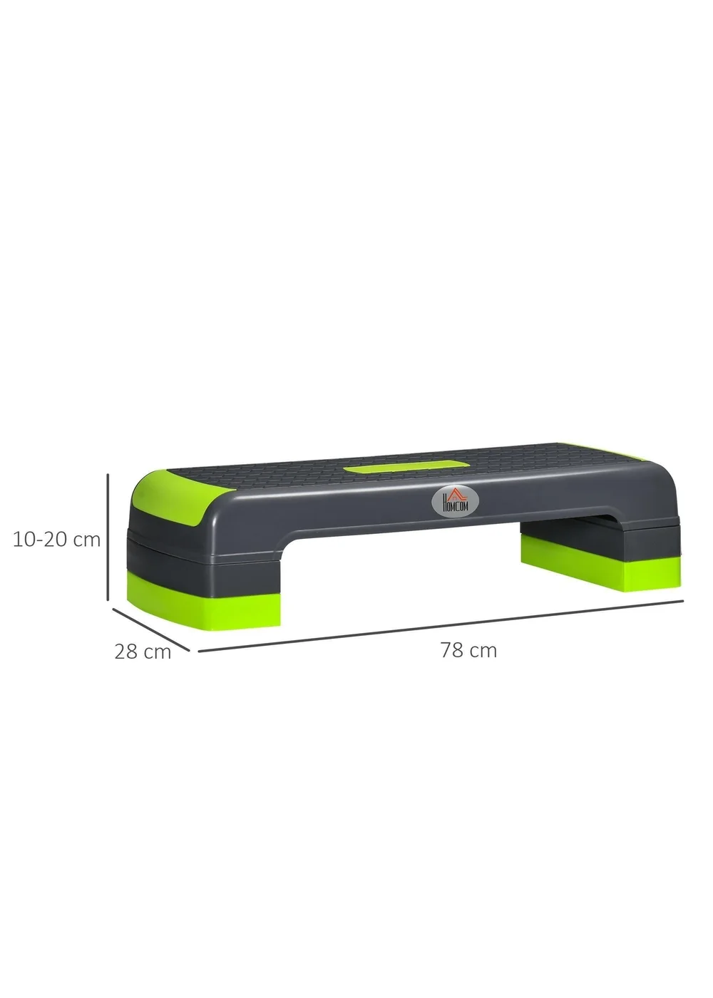 HOMCOM Aerobic Step Three-Level Adjustable Exercise Stepper for Home Office - One Size Image 3