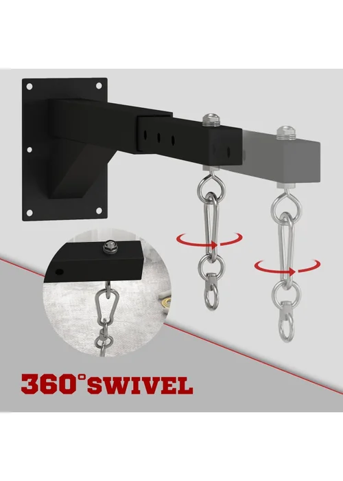 SPORTNOW 5-Length Adjustable Punch Bag Bracket for Boxing Punching Training - One Size Image 5