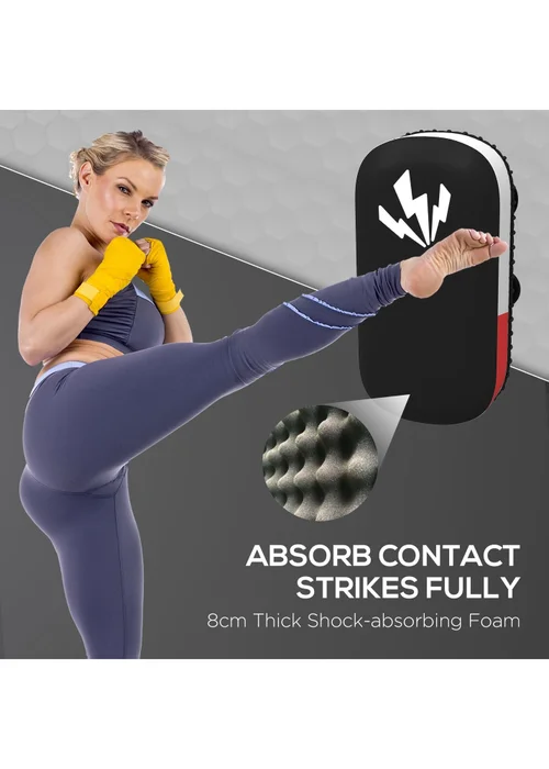 SPORTNOW Kick Boxing Pad Strike Shield Arm Pad for Boxing Training - One Size Image 4