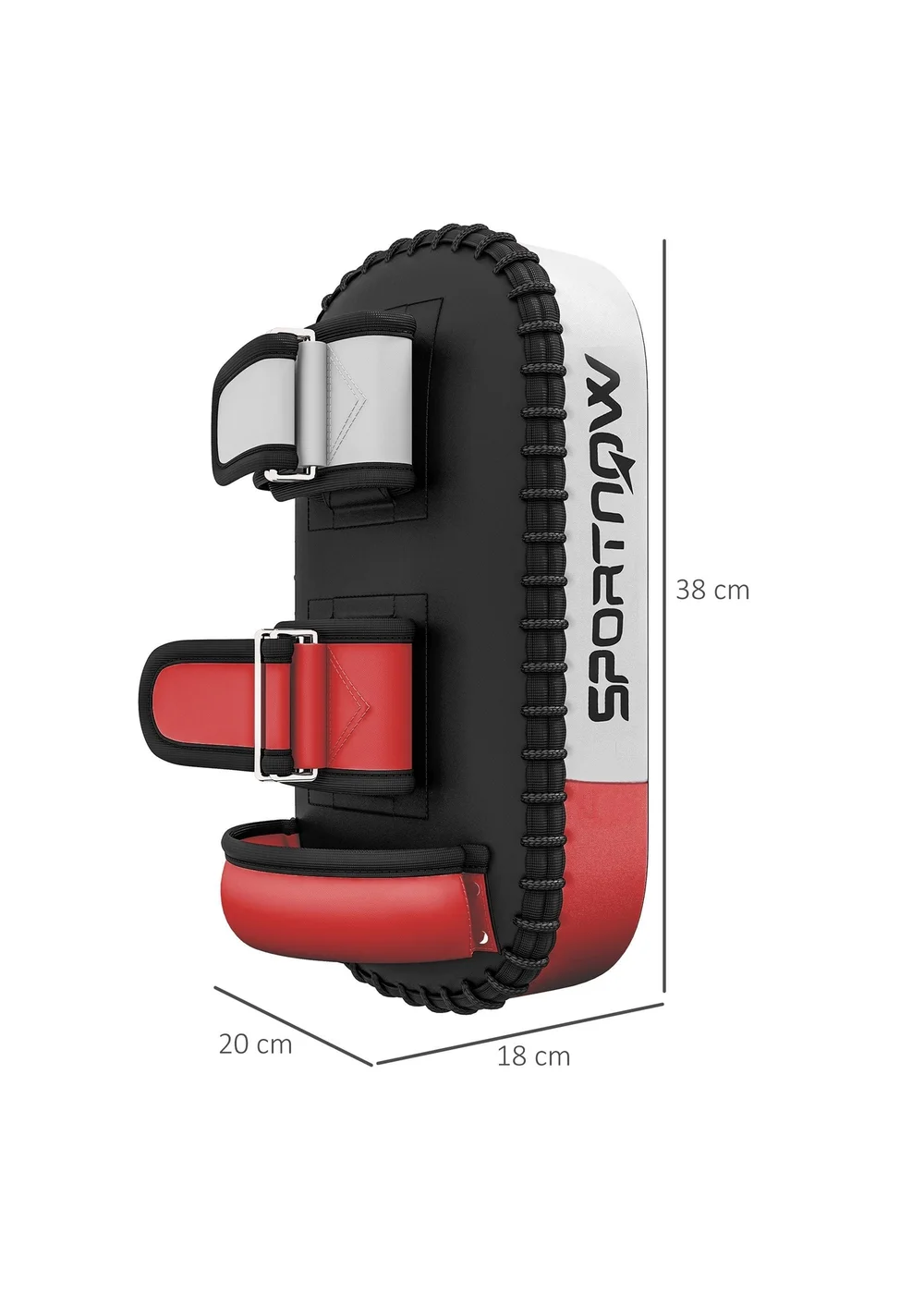 SPORTNOW Kick Boxing Pad Strike Shield Arm Pad for Boxing Training - One Size Image 3